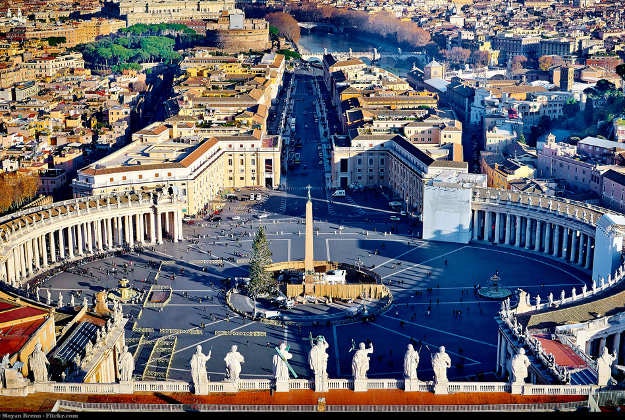 The streets of Rome.