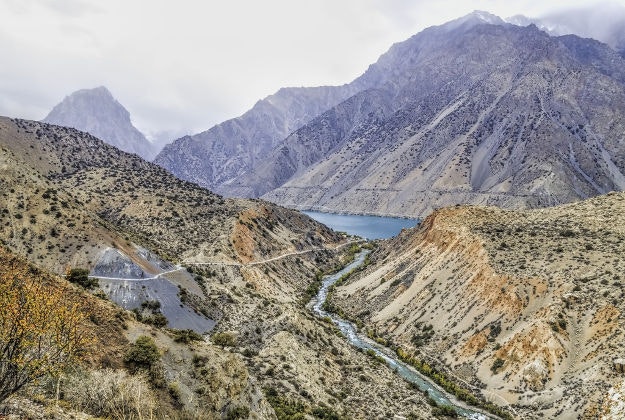 Mountain in Tajikistan,