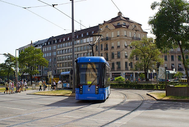 Munich's trams.