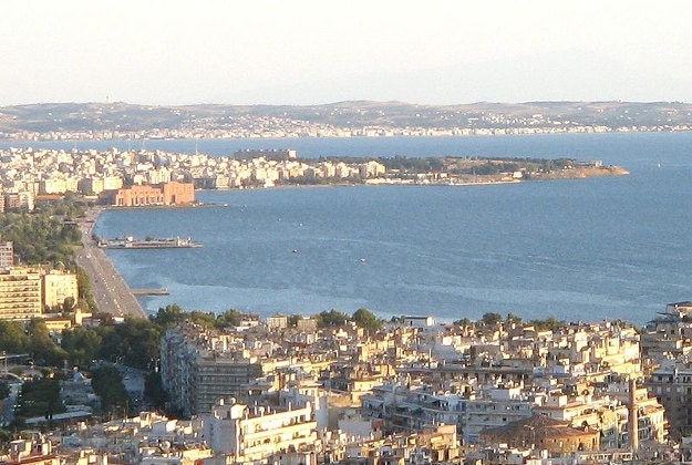 The coast of Thessaloniki.