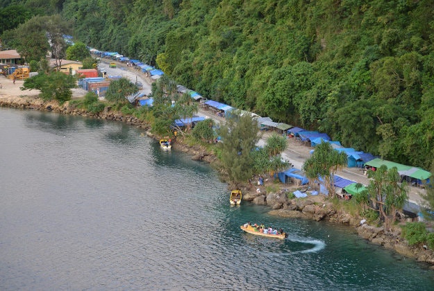 The island of Vanuatu.