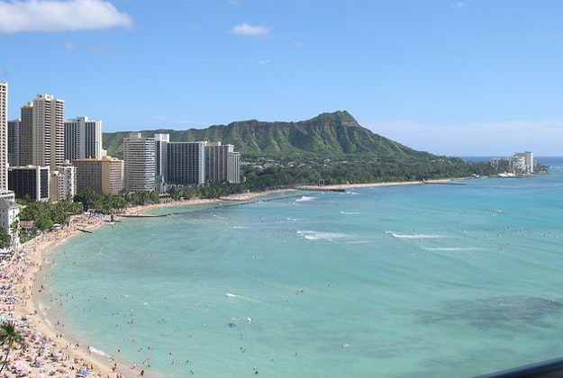 Waikiki Beach.