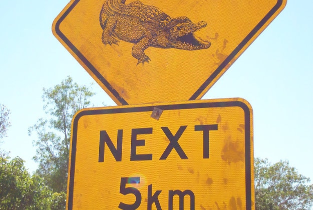Road sign in Australia.