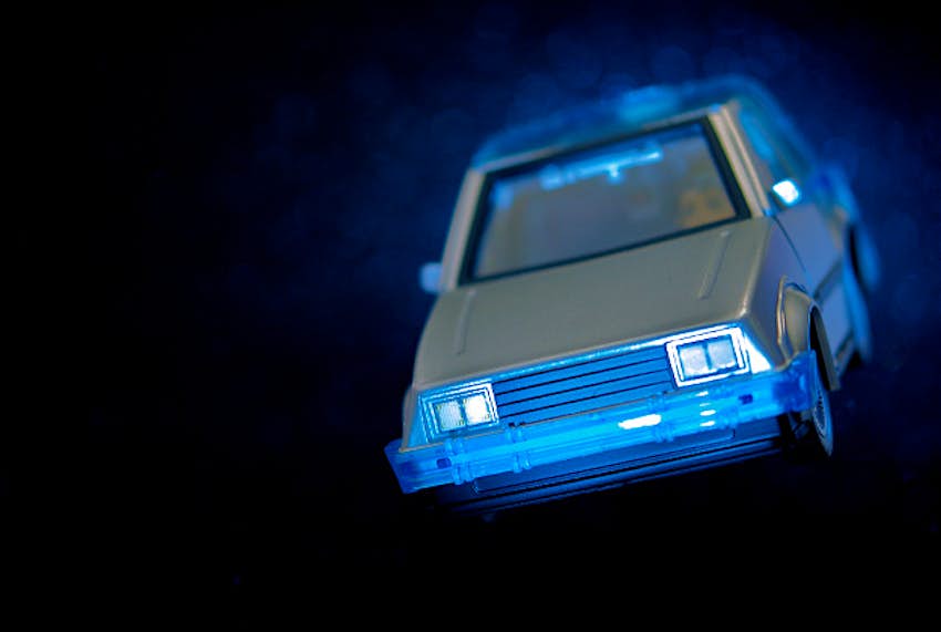 Travel News - flyingcars1 A flying car as envisaged back in the 1980s in such films as Back To The Future