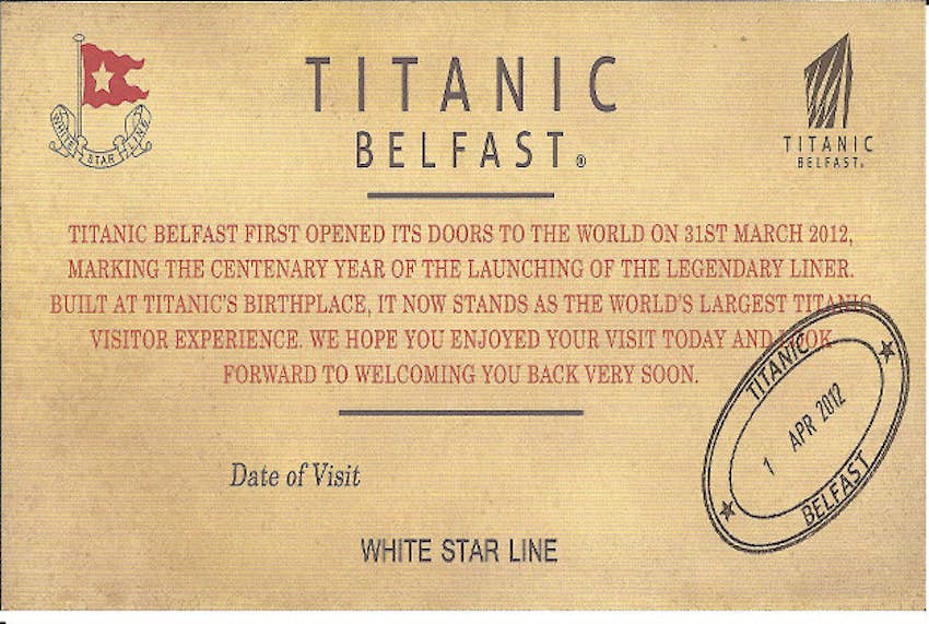 Travel News - titanic1 The Titanic was built in Belfast and was said to be "unsinkable' but went down on its maiden voyage