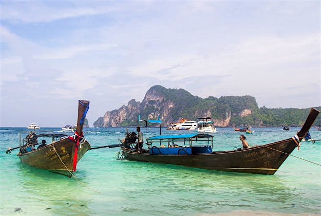 Travel News - Andaman sea thailand Monkey Beach at Phi Phi Don Island, Andaman Sea, Thailand.