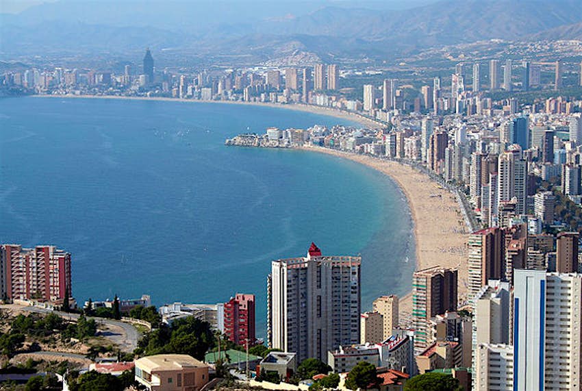 Travel News - Benidorm The resort town of Benidorm.