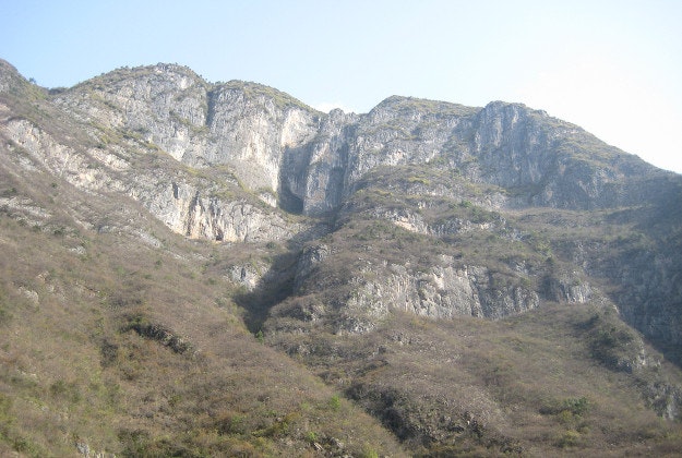 The cliffs of Chongqing.