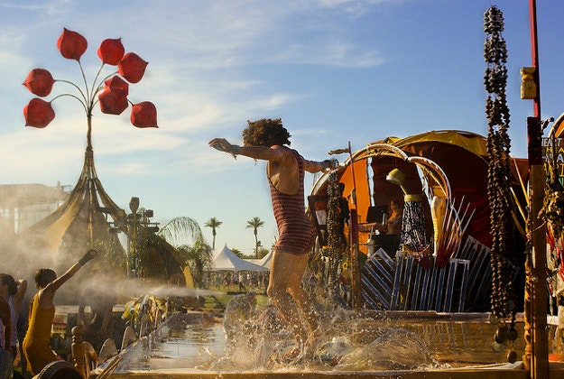 Coachella music festival, 2009.