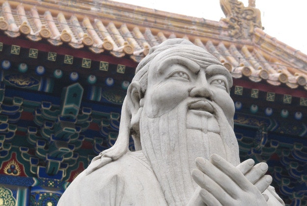 Statue of Confucius.