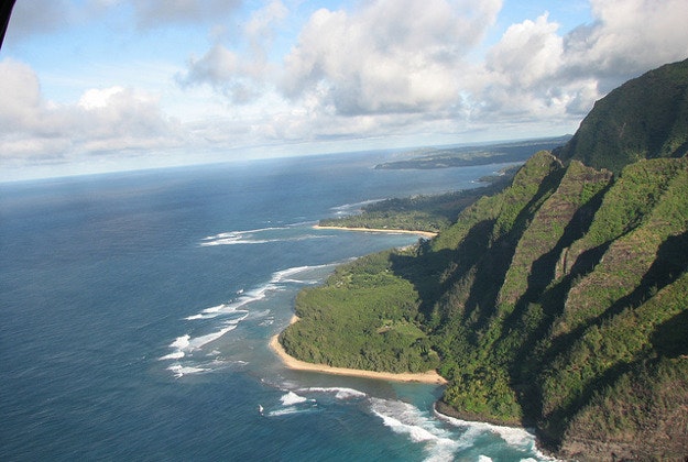 Kauai coast, Hawaii.