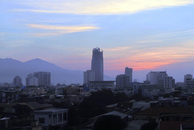 The city of Danang, Vietnam.
