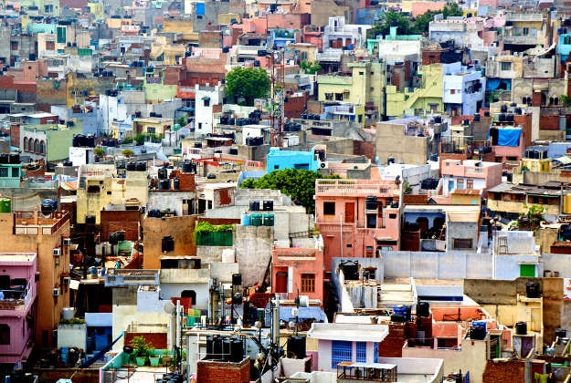 Houses in Delhi's Old Town.
