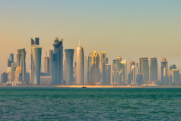 Doha skyline, Qatar.
