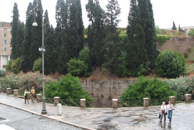 Around the Mausoleum of Augustus.