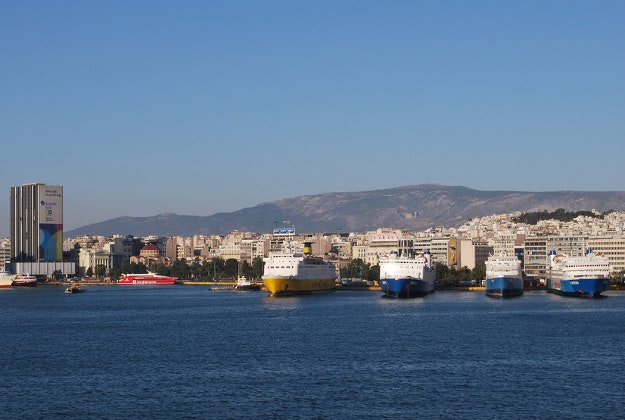 Piraeus port, Greece.