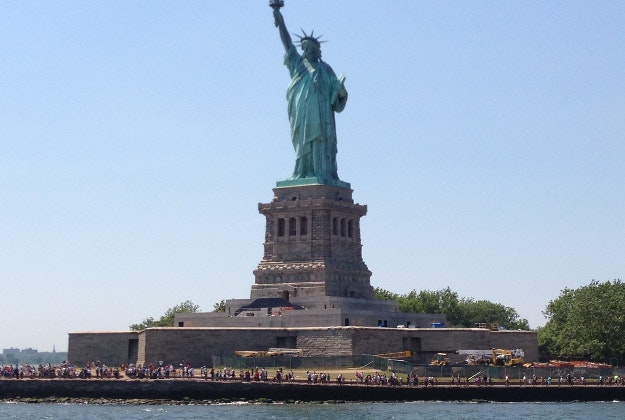 The new statue will be five times taller than the originals, making it higher than the Statue of Liberty in New York 