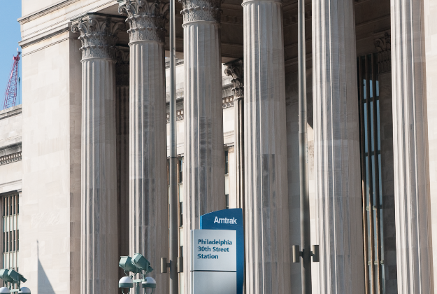 Philadelphia's 30th Street Station.