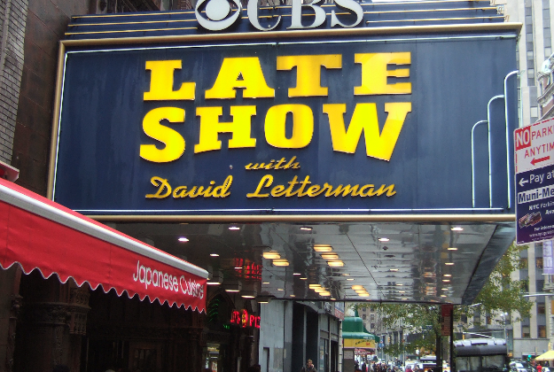 Last ever Late Show with David Letterman.