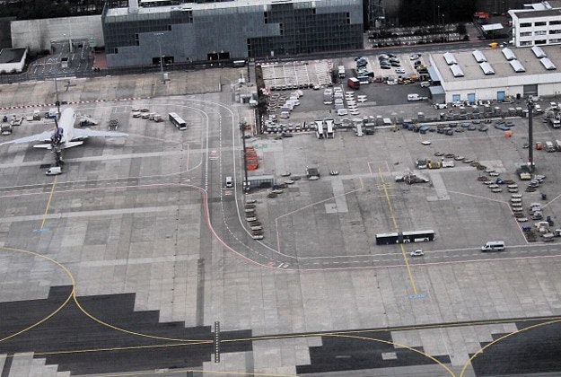 Frankfurt airport.