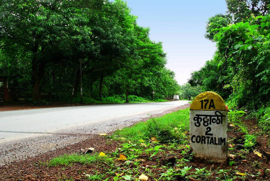 National Highway 17 en route to Goa.