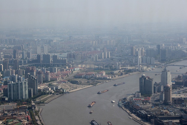 Huangpu River, Shanghai.