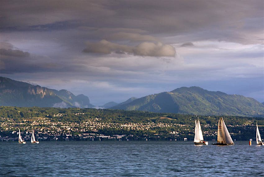 Travel News - Lausanne Dark skies over Lausanne.
