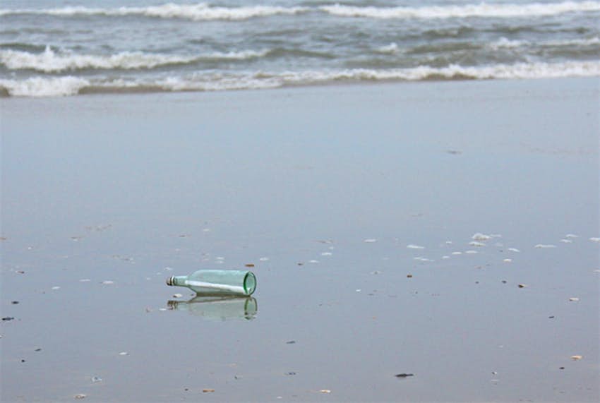 Travel News - Message in a bottle Message in a bottle finds its way home.