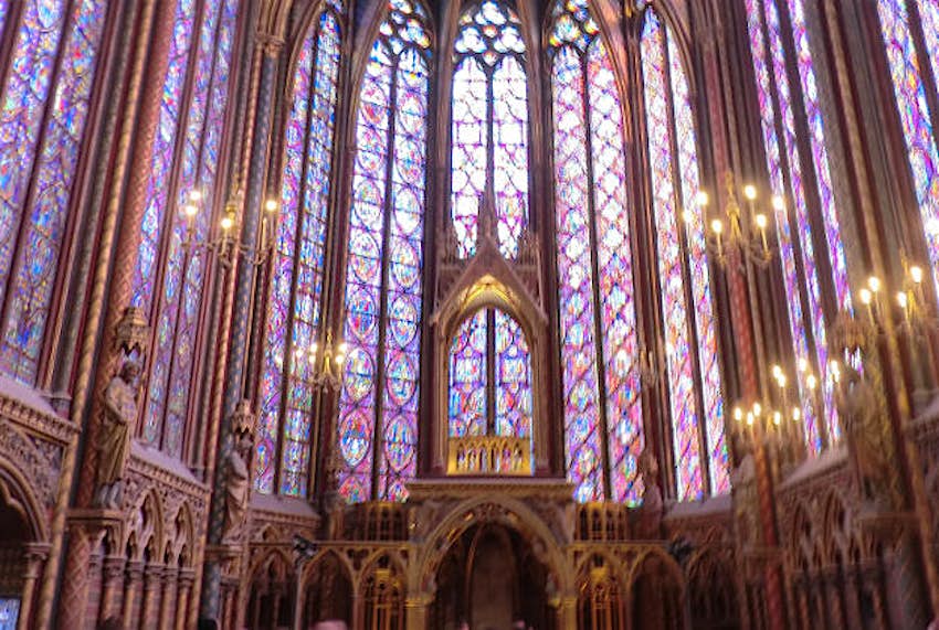 Travel News - Sainte-Chapelle The Sainte-Chapelle, Paris.