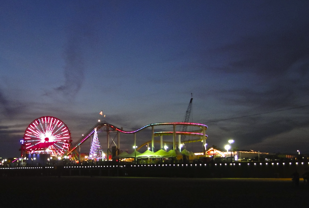 Santa Monica Pier.
