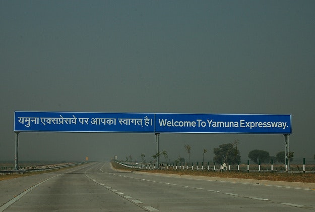 Yamuna Expressway, India.