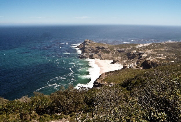 Off the coast of Cape Point, South Africa.