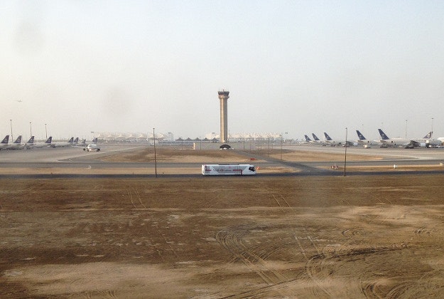 Jeddah airport.