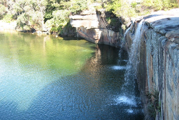 A lagoon in Sydney's Royal National Park.