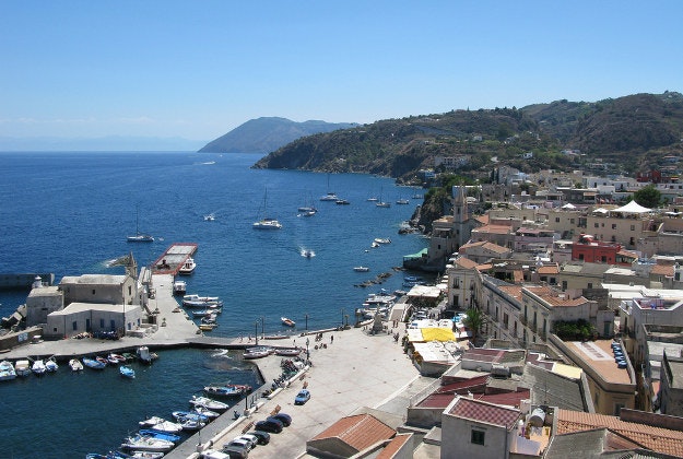 The island of Lipari.