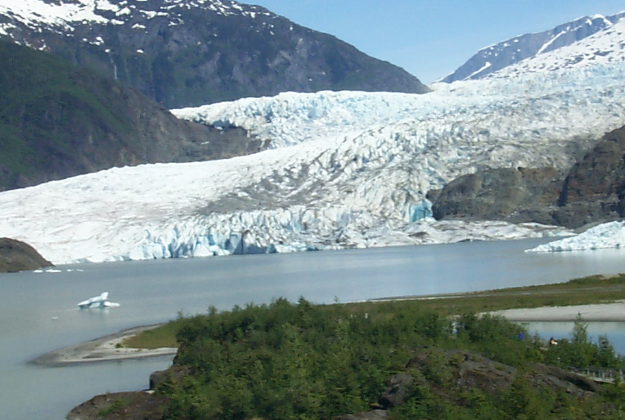 Mendenhall Glacier.