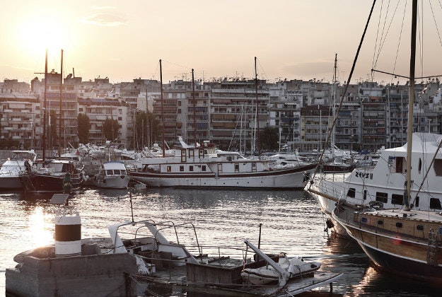 Piraeus harbour.