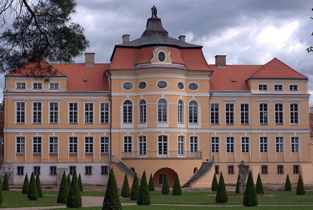 Palace of the Raczynski family in Rogalin, Poland.