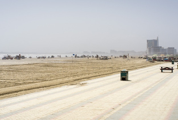 A beach in Sindh, Pakistan.