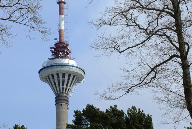 The 'Teletorn' TV Tower in Tallinn.