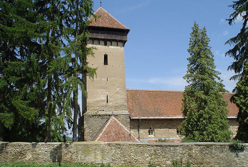 Saxon fortified church, Viscri, Transylvania.