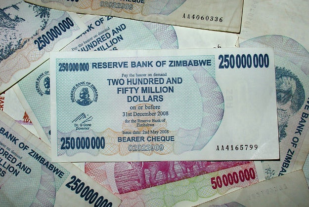 Zimbabwean dollars.