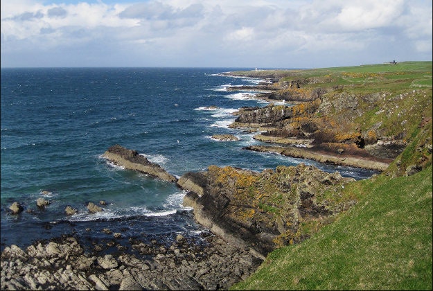 The Aberdeenshire coast.