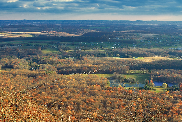 Lehigh Valley, Pennsylvania from the Appalachian Trail.