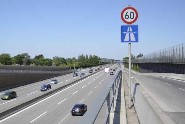 Germany's Autobahn suffering under extreme heat.