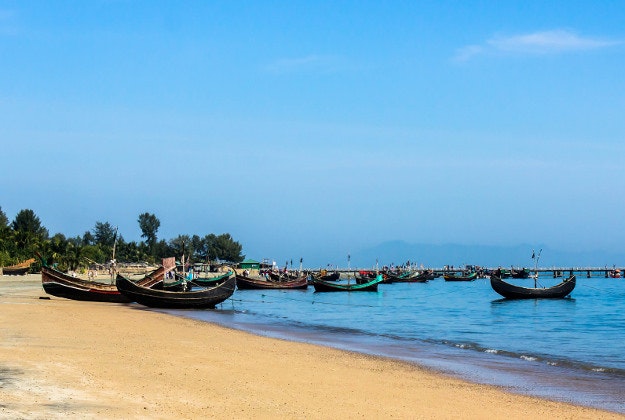 The southern coast of Bangladesh.