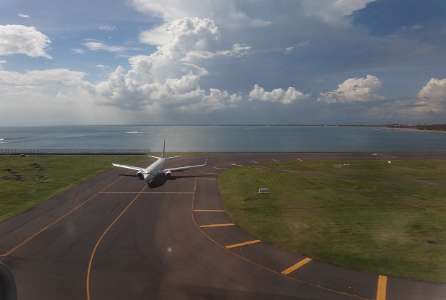 Denpasar airport, Bali.