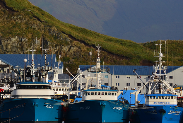 Dutch Harbor trawlers.