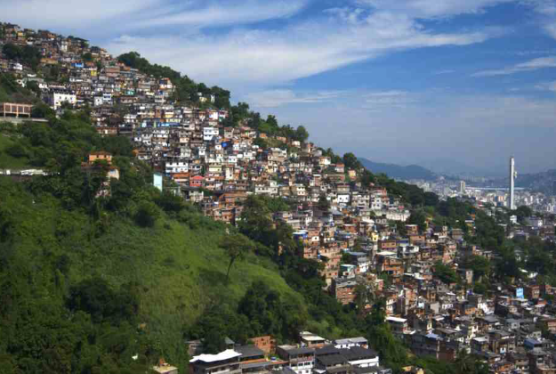 Rio de Janeiro's favelas.