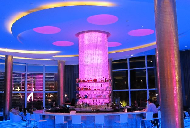 The cocktail bar at The Fontainebleau, Miami.